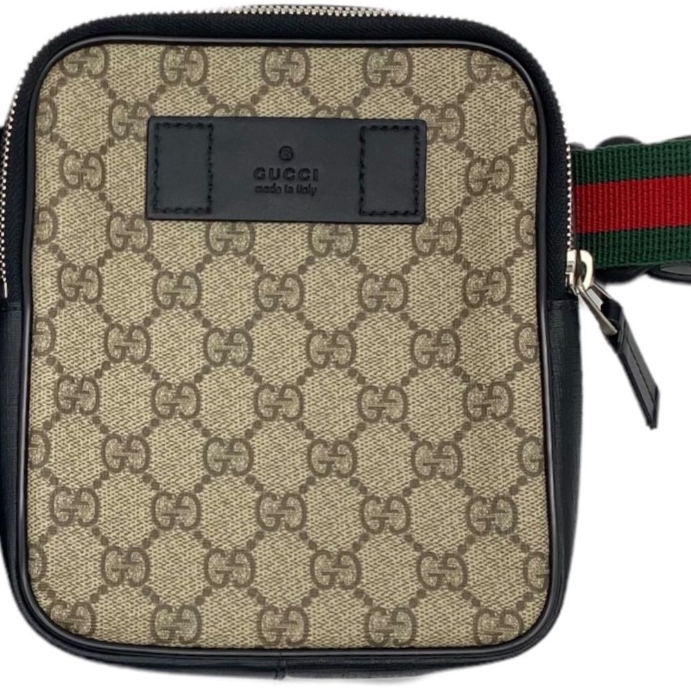 Gucci GG Supreme Double Web Belt Bag - Picture 12 of 13